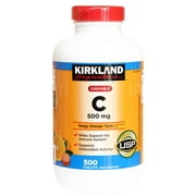 Kirkland Signature Chewable Vitamin C 500 mg Tangy Orange - 500 Tablets