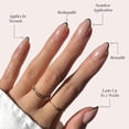 thumbnail image 3 of Uñas cortas con forma de almendra Glamnetic Gold Standard de Press On Nails, 3 of 6