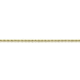 thumbnail image 3 of 10K Yellow Gold 2mm Handmade Diamond Cut Rope Chain 22 Inch, 3 of 5