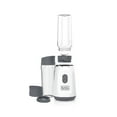 thumbnail image 5 of Black & Decker Single Serve Blender, two 20 Oz Dishwasher Safe Tritan Plastic Travel Jars, Spill-Resistant Travel Lids, 300 W, On/Off & Pulse Control Button, Stainless Steel Blade, White PB2209BDW, 5 of 10
