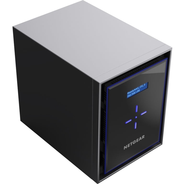 netgear readynas 628x d-1521 ethernet lan bureau noir, argent nas