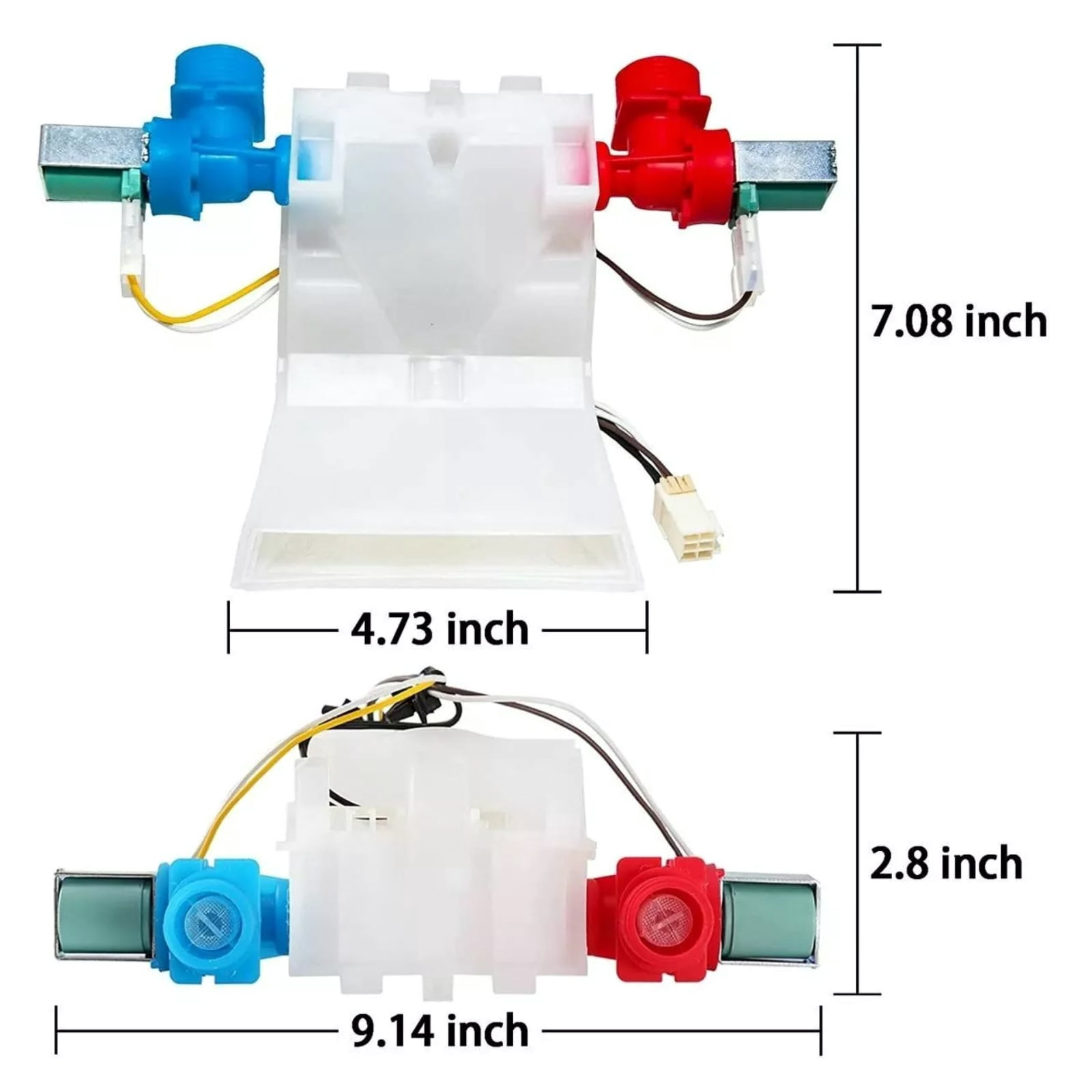 Washer Inlet Valve Replacement Stable Water Flow for Whirlpool Models Valve