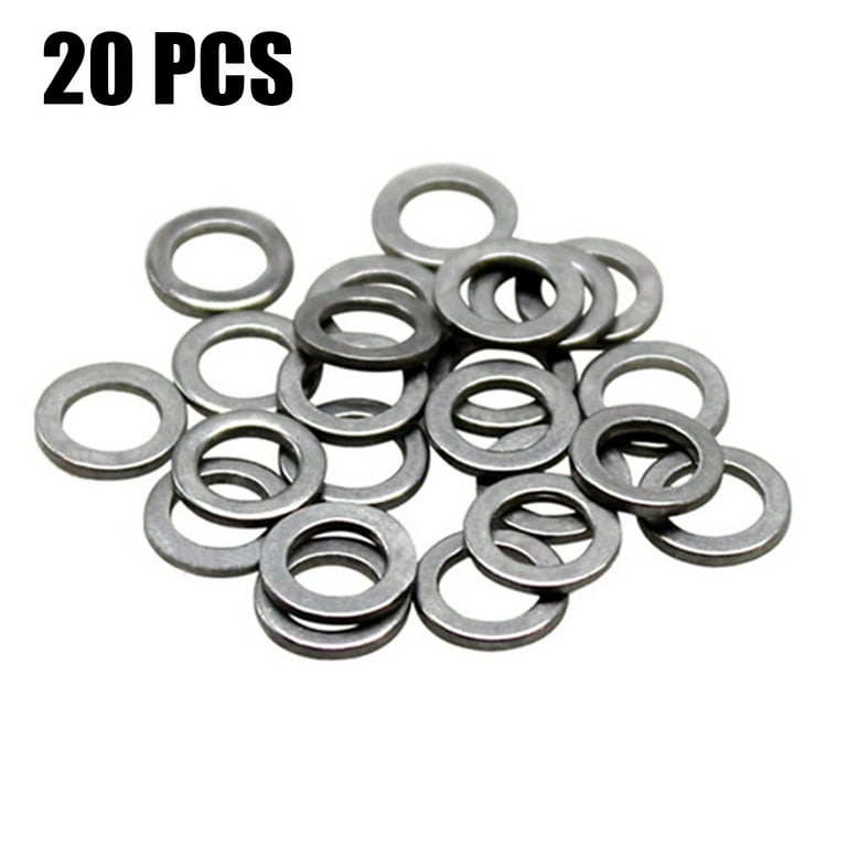 20 Pcs Heavy Duty Fishing Solid Ring Seamless Snap Split Ring for Jig Assist  Hook 