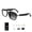 KL05_Black, variant on AI Smart Glasses, Bluetooth Glasses with 160+ Translation, Bluetooth Audio Sunglasses with Photochromic Lenses for Men&Woman