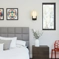 thumbnail image 6 of Moose Modern 2-Light Black Dimmable LED Wall Sconces with Frosted Glass Shades, Set of 2, 6 of 7