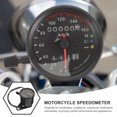thumbnail image 3 of WHAMVOX 1Pack Metal Black Motorcycle Instrument with Speed and Mileage Measurement, 3 of 8