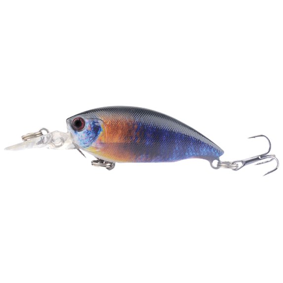 Mightlink 6.5cm/5.5g Fishing Lure Bait UV Printed Simulation 3D Fisheye Wobbler Sharp Hook Prevent Escape Universal Freshwater Sea Fishing Artificial Hard Bass Bait Fishing Supplies