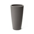 thumbnail image 3 of Step2 Tremont 2pk Plastic Dark Cedar Round Planter 15" W x 15" D x 28" H, 3 of 5