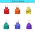 thumbnail image 4 of Children's Fabric Aprons with Pockets Kitchen Classroom Arts Crafts Painting, 4 of 8