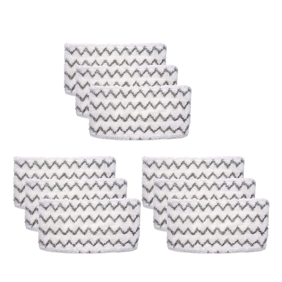 9 Pack Steam Mop Replacement Pads for Shark Steam Mop S1000 S1000A S1000C S1000WM S10001C S1200
