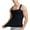 Black, variant on Mens Tank Top Stretchy Muscle Slim Solid Color Sleeveless Square Neck Undershirt Casual Summer Athletic Lightweight Vest Black L