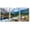 NATURAL, variant on wall26 Framed Wall Art Print Set Rocky River in Sunny Mountain Forest Nature Wilderness Photography Realism Rustic Colorful Multicolor Ultra for Living Room, Bedroom, Office - 24"x36"x3 Bla