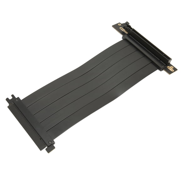 X16 PCIe 4.0 X16 Cable Elevador Alta Velocidad Flexible Flexible 90 Grados Angulgo Right Port Píze GPU Cable De Extensión De La Tarjeta Gráfica