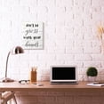 thumbnail image 2 of Don't Be Gross Bathroom Family Home Word Design Oversized Wall Plaque Art by Daphne Polselli, 2 of 6