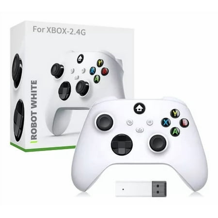 Xbox One Controller Wireless, with Xbox One Series S/X, Xbox Elite Series, PC, TURBO Function/Share Button/Built-In Volume Controls/Matte Texture with 2.4GHz Adapter-1