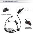 thumbnail image 4 of Sensor de velocidad de rueda ABS trasero derecho Unique Bargains Sensor ABS Sistema de frenos antibloqueo No. 59930A6450 para KIA CEED 2012-2015, 4 of 7