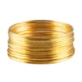 thumbnail image 2 of 5x50 Bucles Alambre De Joyería Alambre De Memoria Para Fabricación De Joyería DIY Para Pulsera Brazalete Oro, 2 of 8