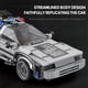 thumbnail image 4 of Bloques de construcción de automóviles de carreras de películas clásicas 1:24, modelo MOC, coches deportivos, juguetes, ladrillos para volver al futuro, regalos para festivales de vehículos para, 4 of 6
