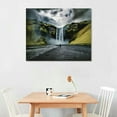 thumbnail image 2 of Nawypu Wall Art Norway Iceland Poster Canvas Pictures Decor Prints Printing For Living room/Home/Office With Framed 20x16 inch, 2 of 4
