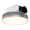Silver, variant on Akicon Round Black Bathroom Exhaust Fan with 3CCT LED Light & 5W Night Light, 110 CFM, 2.0 Sones Quiet Energy Efficient Vent Fan, 2700K/4000K/5500K