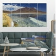 thumbnail image 1 of Désert Lac Laguna Canada par Jour Ensoleillé - Art Mural Moderne sur Toile, 1 of 3