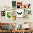 thumbnail image 3 of 15 Pcs Maximalist Gallery Wall, Colorful Eclectic Decor, Colorful Art, Girls Room, Vintage Wall Art Prints, Moody Maximalist Bedroom Decorations (UNFRAMED), 3 of 7