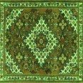 thumbnail image 1 of Ahgly Company Indoor Square Persian Green Traditional Area Rugs, 4' Square, 1 of 1