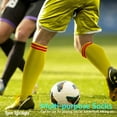 thumbnail image 5 of Lian LifeStyle Boy and Girl 2 Pairs Knee High Sports Socks for Baseball/Soccer/Lacrosse XS Yellow, 5 of 5