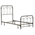 thumbnail image 3 of Hillsdale Furniture Jocelyn Metal Twin Bed, Black Sparkle, 3 of 3
