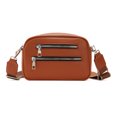 thumbnail image 5 of TAZAG Multifunctional Double Zipper Crossbody Bag 2025 New Women's Wide Shoulder Strap Simple and Fashion Shoulder Bag, 5 of 8