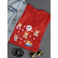 thumbnail image 3 of Cute Corgi Reactions T-Shirt Women -SPIdeals Designs, Female Small, 3 of 4