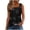 Black, variant on Ecqkame Summer Tops for Women 2024 Loose Casual Pinted Sleeveless Dressy Pleated Suspenders Tops Going Out Tops for Women Light Blue XXL