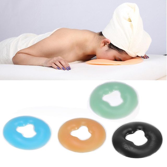 Cojín de almohada de silicona para boca abajo, para masajes, belleza, spa, salón, mesa de cama
