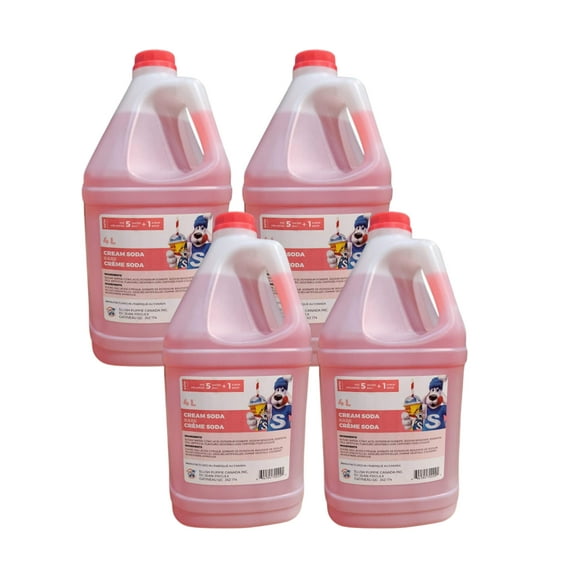 Slush Puppie Sirop de Barbotine à la Crème Soda Concentré 5:1 135 Oz/4 L