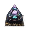 thumbnail image 3 of Pirámide De Orgón Pirámide de orgonita Cristales curativos Reiki Chakra Piedras de meditación (Virgo), 3 of 4
