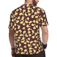 thumbnail image 2 of Wukai Cute Small Farm Birds Print Men's Short-Sleeved Mesh T-Shirt,Quick-Dry Short Sleeve Workout T-Shirt-6X-Large, 2 of 8