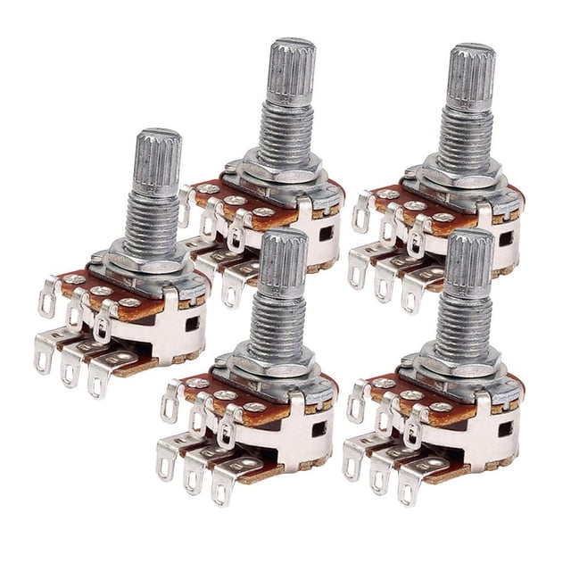 nciómetro de guitarra Sunnimix MN100K 18mm para Audio de Ukulele Bass