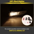 thumbnail image 2 of 1 Pair Fog Lights for 2022-2025 Nissan Frontier,OEM Front Fog Light Assembly Replacement Clear Lens W/Switch and Wiring Harness, 2 of 8