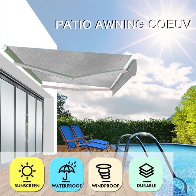 Aire Libre Toldo Patio Sombreado Tela Bloque Uv Toldo De Jardín Minnieouse HA041520-05