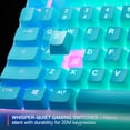 thumbnail image 3 of SteelSeries Apex 3 TKL Aqua RGB Gaming Keyboard — Tenkeyless Compact Form Factor — 8-Zone RGB Illumination — Water and Dust Resistant — Whisper-Quiet Gaming Switch, 3 of 6