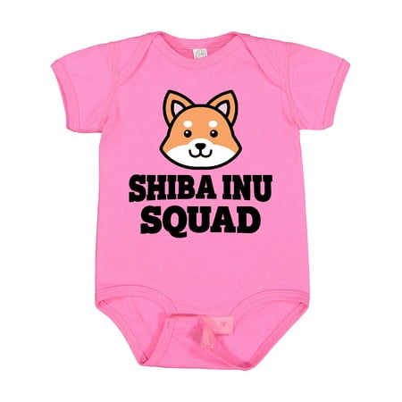 

Inktastic Dog Shiba Inu Squad Gift Baby Boy or Baby Girl Bodysuit