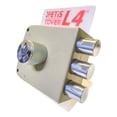 thumbnail image 1 of Cerradura Sobreponer Tover Gris L-4cp 3 Bulones Chapa Acero Para Puerta Alta Seguridad, 1 of 2