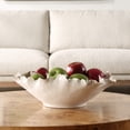 thumbnail image 5 of Uttermost Blossom Short Off white Bowl, 5 of 7