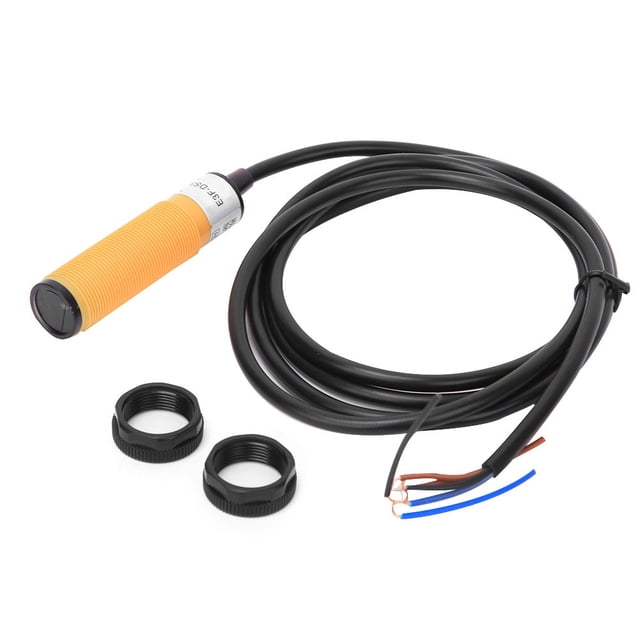 Sensor de interruptor fotoeléctrico BERM, 3 cables NPN NO DC10-30V E3F DS30C4 Distancia de inducción de 5-30 cm