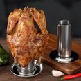 thumbnail image 2 of Support de Rôtissoire à Poulet en Acier Inoxydable Support de Rôtissoire à Poulet Grille Barbecue, 2 of 8