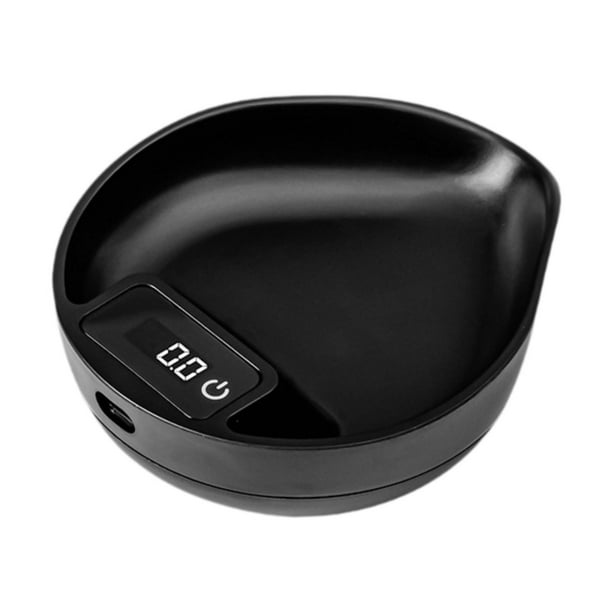 Mini báscula de café, báscula, pantalla LED, multifuncional, báscula para café expreso, negro