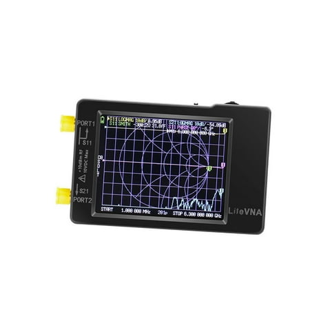 

LiteVNA62 50KHz-6.3GHz LiteVNA 2.8 Inch Touch Screen Vector Network Analyzer VNA HF VHF UHF Antenna Analyzer+RF Demo Kit
