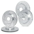 thumbnail image 1 of R1 Concepts Front and Rear Brakes and Rotors| Drilled Slotted Brake Rotors| Front and Rear Disc Brake Rotors| Fits 2013-2022 Nissan Altima, 1 of 4