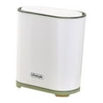 thumbnail image 4 of Cesta de basura de cocina, cubo de basura estrecho y delgado con tapa tipo prensa, cubo de basura para dormitorio para entrada y oficina Verde, 4 of 8