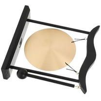 Masteelf 1Pack Round Copper Ornaments Zen Table Gong For Living Room Decor And Accessories